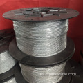 7x7 Dia.6 mm Cable de acero galvanizado